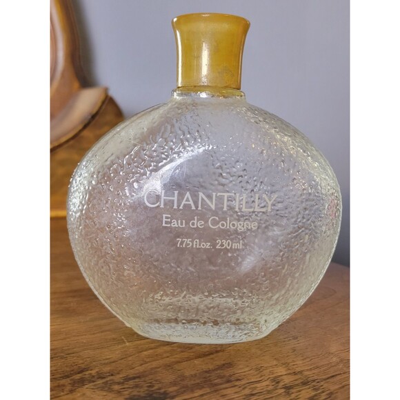 Vintage CHANTILLY eau de COLOGNE Empty Bottle Dresser Bottle - Picture 1 of 5